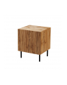 cama meble Szafka nocna 2szt JUNGLE 53 5x40 5x44 dąb wotant + czarne nóżki - nr 4