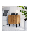 cama meble Szafka nocna 2szt JUNGLE 53 5x40 5x44 dąb wotant + czarne nóżki - nr 6