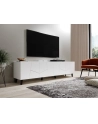 cama meble Szafka RTV ETNA 200x42x52 biały mat - nr 4