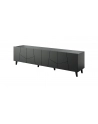 cama meble Szafka RTV ETNA 200x42x52 czarny mat - nr 2
