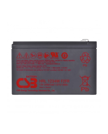 hitachi csb Akumulator CSB HRL1234WF2FR  12V 9Ah nr 1