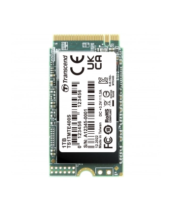 TRANSCEND 1TB M.2 2242PCIe Gen3x4 NVMe 3D TLC DRAM-less nr 1