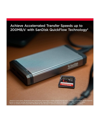 SANDISK EXTREME PRO SDXC 1TB 200/140 MB/s A2 nr 1