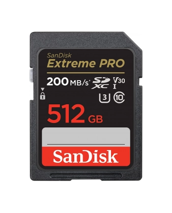 SANDISK EXTREME PRO SDXC 512GB 200/140 MB/s A2 nr 2