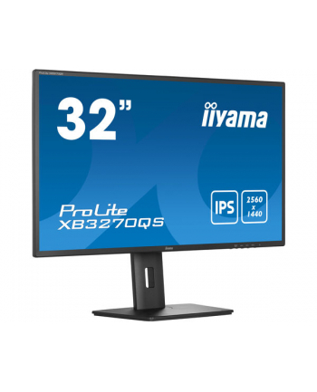 IIYAMA XB3270QS-B5 32inch IPS 2560x1440 250cd/m2 4ms 15cm Height Adj. Stand Speakers DP HDMI DVI