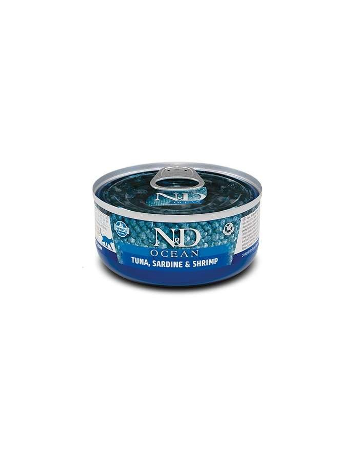 FARMINA N'D CAT OCEAN TUNA SARDINE'SHRIMPS 70g główny