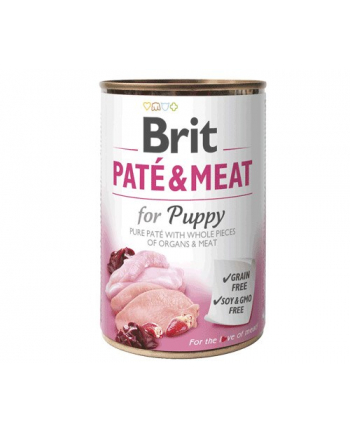 Karma BRIT PATÉ ' MEAT kurczak dla szczeniąt 400g