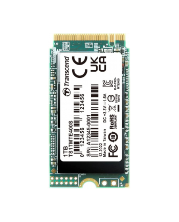 TRANSCEND 1TB M.2 2242PCIe Gen3x4 NVMe 3D TLC DRAM-less