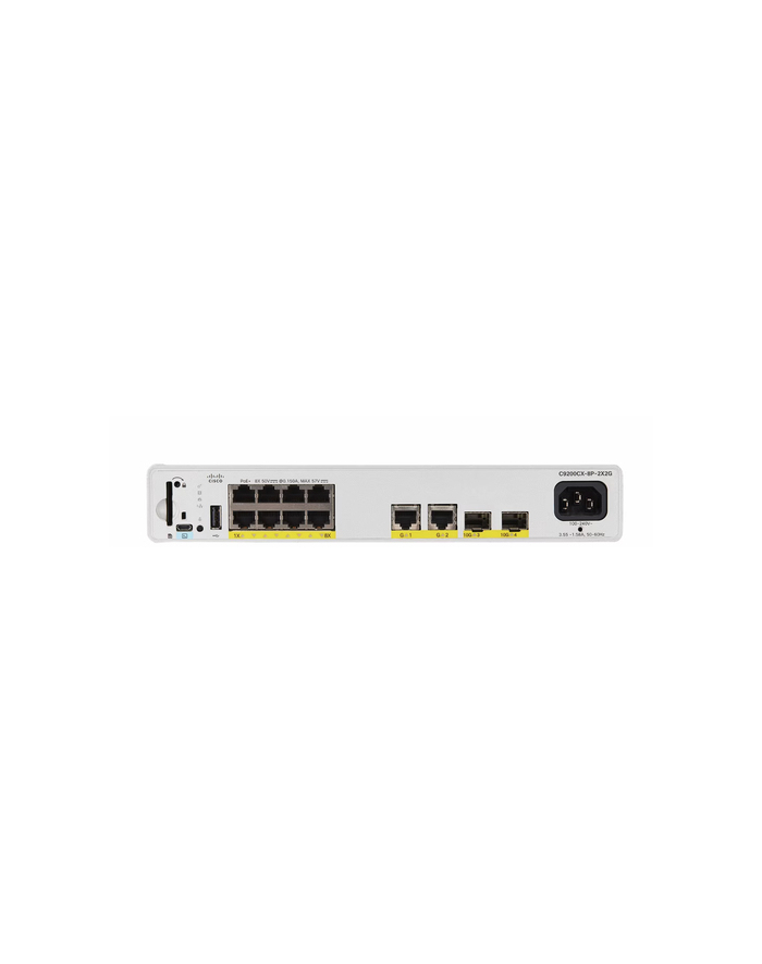 CISCO Catalyst 9000 Compact Switch 8 PORT POE+ 240W ESSENTIALS główny