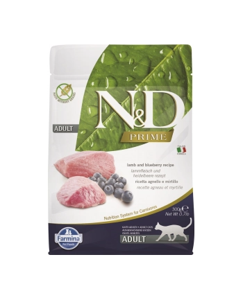 FARMINA N'D PRIME CAT LAMB'BLUEBERRY ADULT 300G nr 1