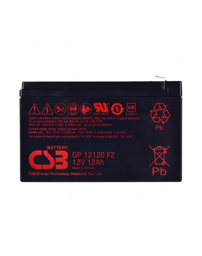 hitachi csb Akumulator CSB GP12120F2 12V 12Ah główny
