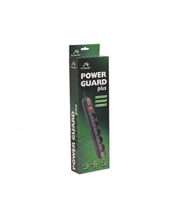 Listwa 1.8m (5 gniazd) PowerGuard Black