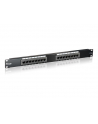 Patch panel 16 port 1U kat.5e czarny - nr 1