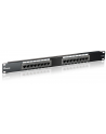 Patch panel 16 port 1U kat.5e czarny - nr 7