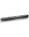 Patch panel 24 port 1U kat.5e czarny - nr 1