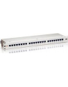 Patch panel 24 port 1U kat.6 ekranowany szary - nr 20