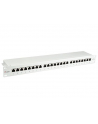 Patch panel 24 port 1U kat.6 ekranowany szary - nr 4