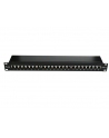 Patch panel 16 port 1U kat.6  ekranowany czarny - nr 5