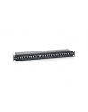 Patch panel 24 port 1U kat.6  ekranowany czarny - nr 26