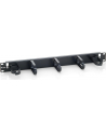 Organizer kabli 19''1U czarny - nr 17