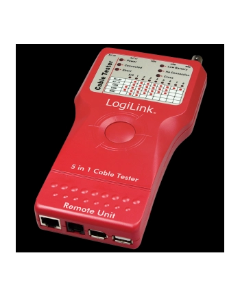 Uniwersalny tester kabli RJ45-11/BNC/USB/IEEE1394 nr 1