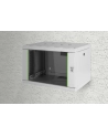 Szafka wisząca 19'''', 7U 600x450mm, RAL 7035 zmontowana - nr 24