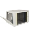 Szafka wisząca 19'''', 7U 600x450mm, RAL 7035 zmontowana - nr 34