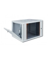 Szafka wisząca 19'''', 7U 600x450mm, RAL 7035 zmontowana - nr 6