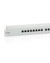 Patch panel 16 port 1U kat.6  ekranowany szary - nr 19