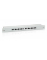 Patch panel 16 port 1U kat.6  ekranowany szary - nr 43