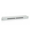 Patch panel 16 port 1U kat.6  ekranowany szary - nr 9