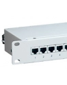 Patch panel 24 port 1U kat.6 ekranowany szary - nr 20