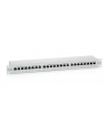 Patch panel 24 port 1U kat.6 ekranowany szary - nr 21
