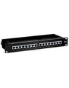 Patch panel 16 port 1U kat.6  ekranowany czarny - nr 22