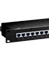 Patch panel 24 port 1U kat.6  ekranowany czarny - nr 24
