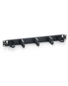Organizer kabli 19''1U czarny - nr 10