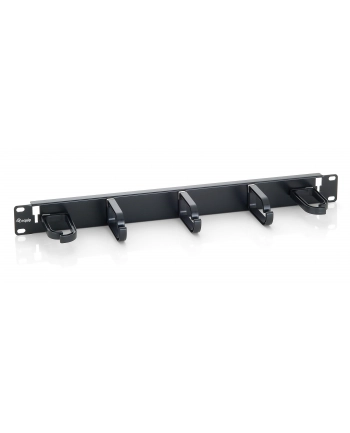 Organizer kabli 19''1U czarny nr 2
