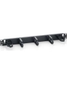 Organizer kabli 19''1U czarny - nr 14