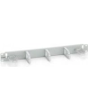 Organizer kabli do szaf 19''1U szary - nr 17