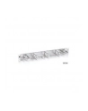 Organizer kabli do szaf 19''1U szary - nr 18