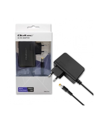 qoltec Zasilacz wtyczkowy 19W | 9V | 2.1A | 5.5x2.5 nr 2