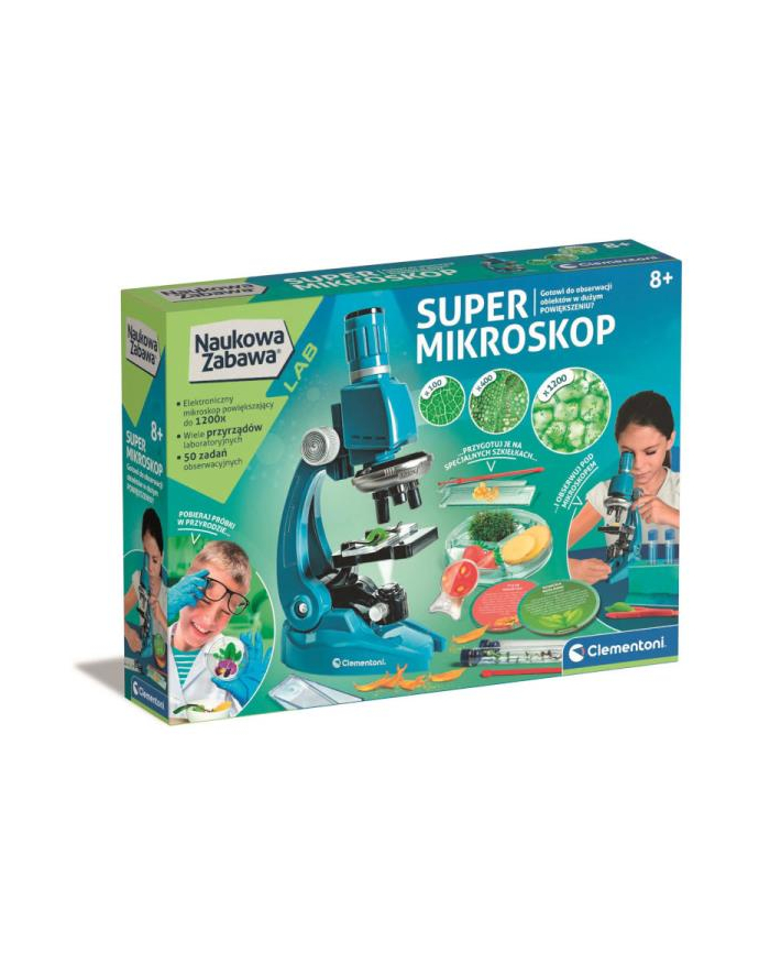 Clementoni Naukowa zabawa. Super mikroskop 50755 główny
