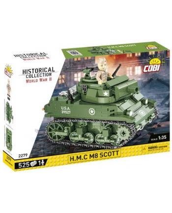 COBI 2272 Historical Collection WWII H.M.C. M8 SCOTT 525 klocków