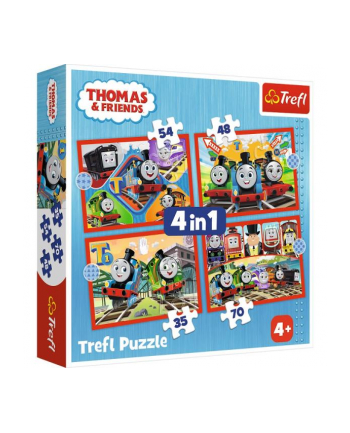 Puzzle 4w1 Odjazdowy Tomek 34619 Trefl