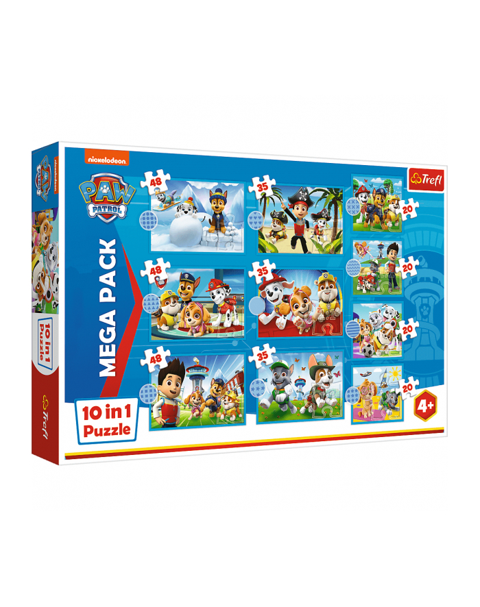 Puzzle 10w1 Kolekcja modnych laleczek 96000 Trefl główny