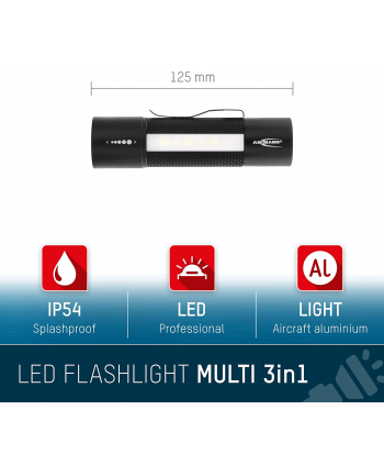 Ansmann Future Multi 3in1, flashlight (Kolor: CZARNY)