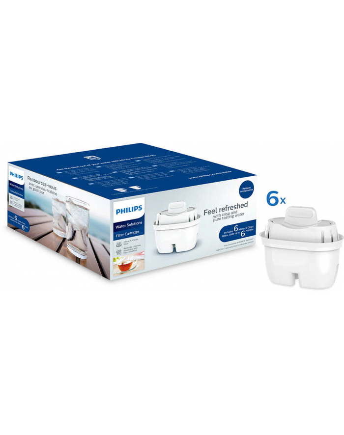 philips Filtr wymienny Micro Xclean AWP212/58 6 sztuk główny