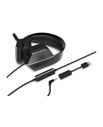 PHILIPS TAG4106BK Gaming Headset 3.5mm + USB Audio Adapter Wired DTS 2.0