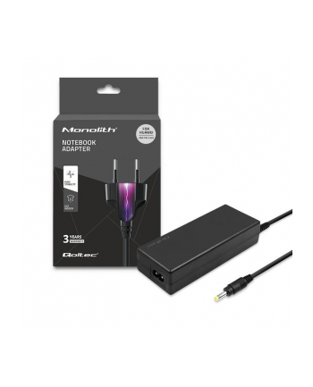 qoltec Zasilacz do Smartphome Huawei 65W | 19V | 3.42A | 4.0*1.7 |+kabel zasilający