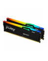 kingston Pamięć DDR5 Fury Beast Black RGB  16GB(2* 8GB)/5600  CL36 EXPO - nr 9